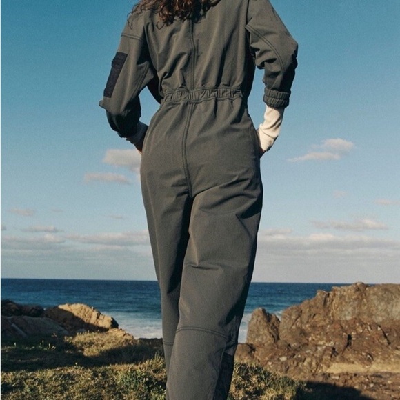 Free People Movement Mountain Blazing Coveralls New XS gray - Picture 2 of 7